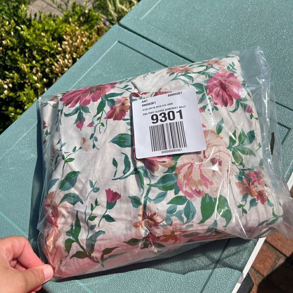 Anthropologie Somerset Puff Sleeve Tiered Maxi Dress NWT - Picture 4 of 9